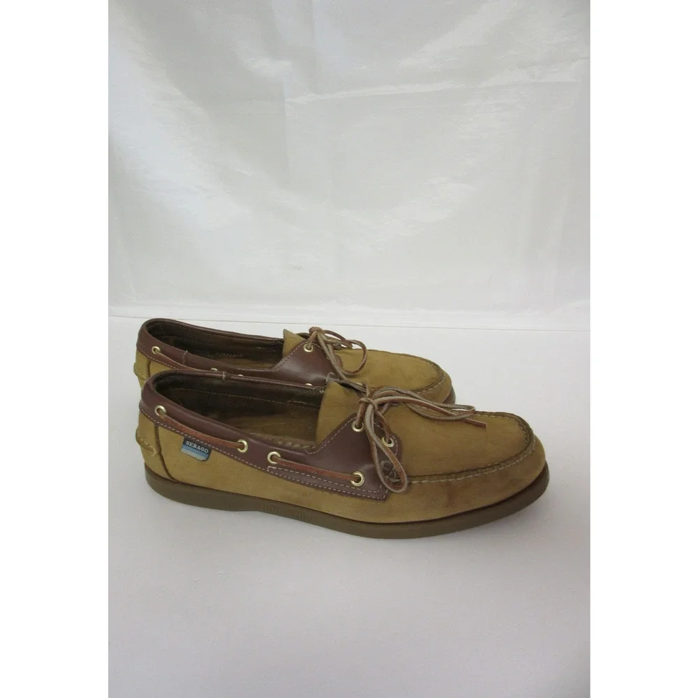 SEBAGO Men's Docksides 13 Boat Shoes Casual Leather Slip On Loafers